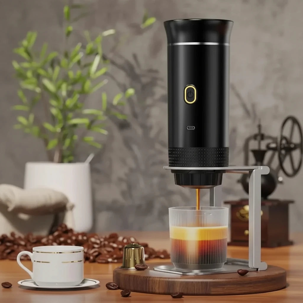 Bærbar kaffemaskin – demonterbart design for enkel rengjøring