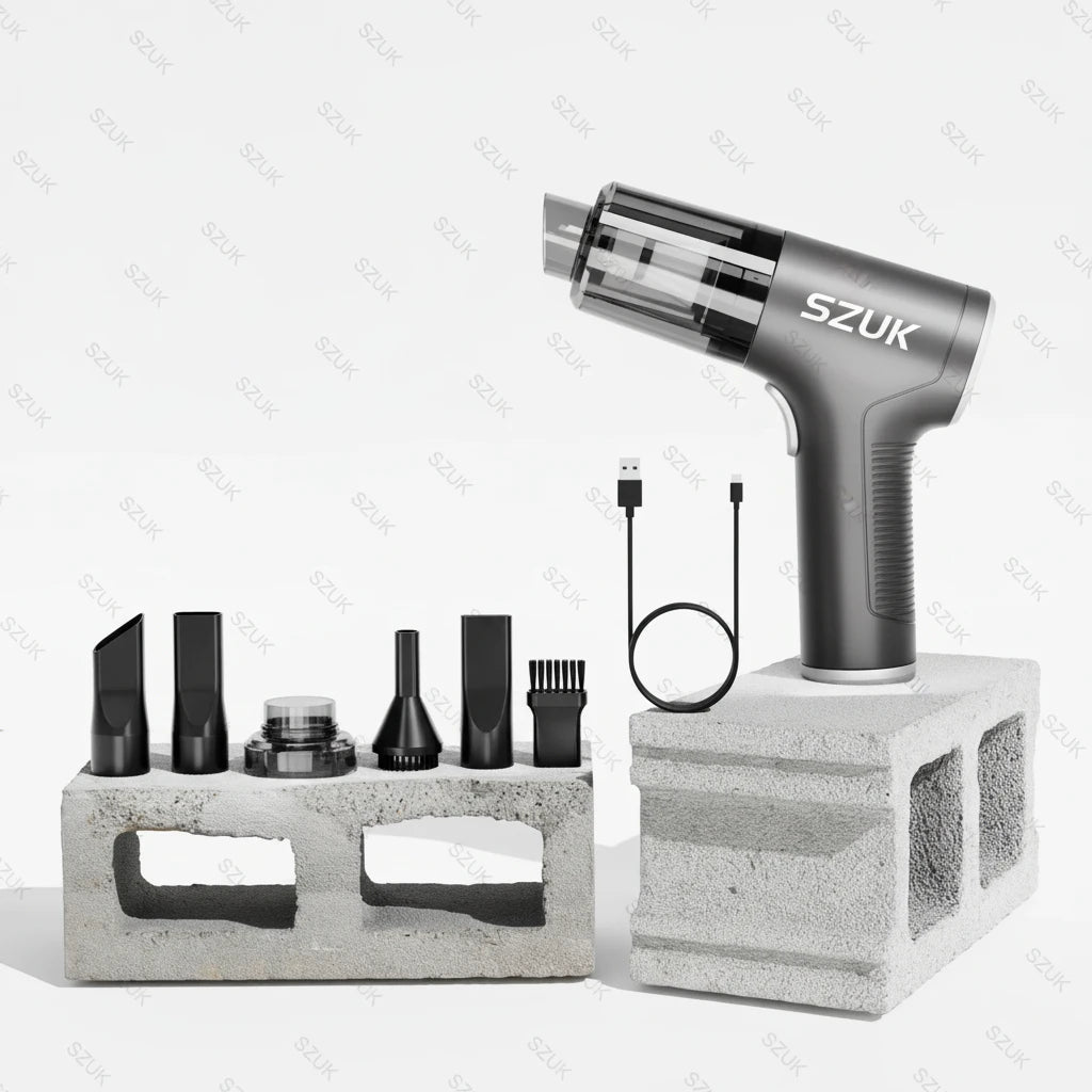 Trådløs håndholdt bilstøvsuger Basic – kompakt design med 8000PA sugestyrke