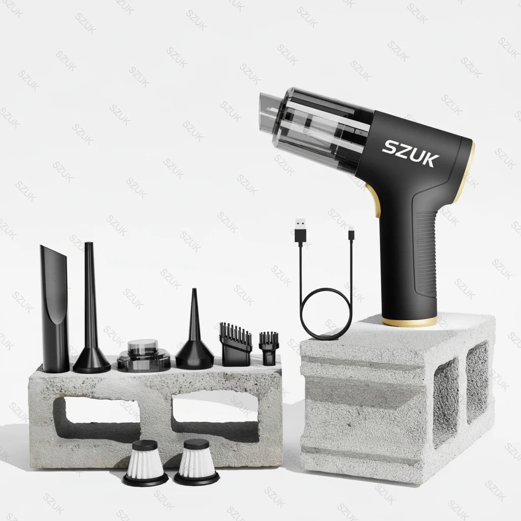 Bilstøvsuger Pro med 2 ekstra HEPA-filtre – kraftig og stillegående