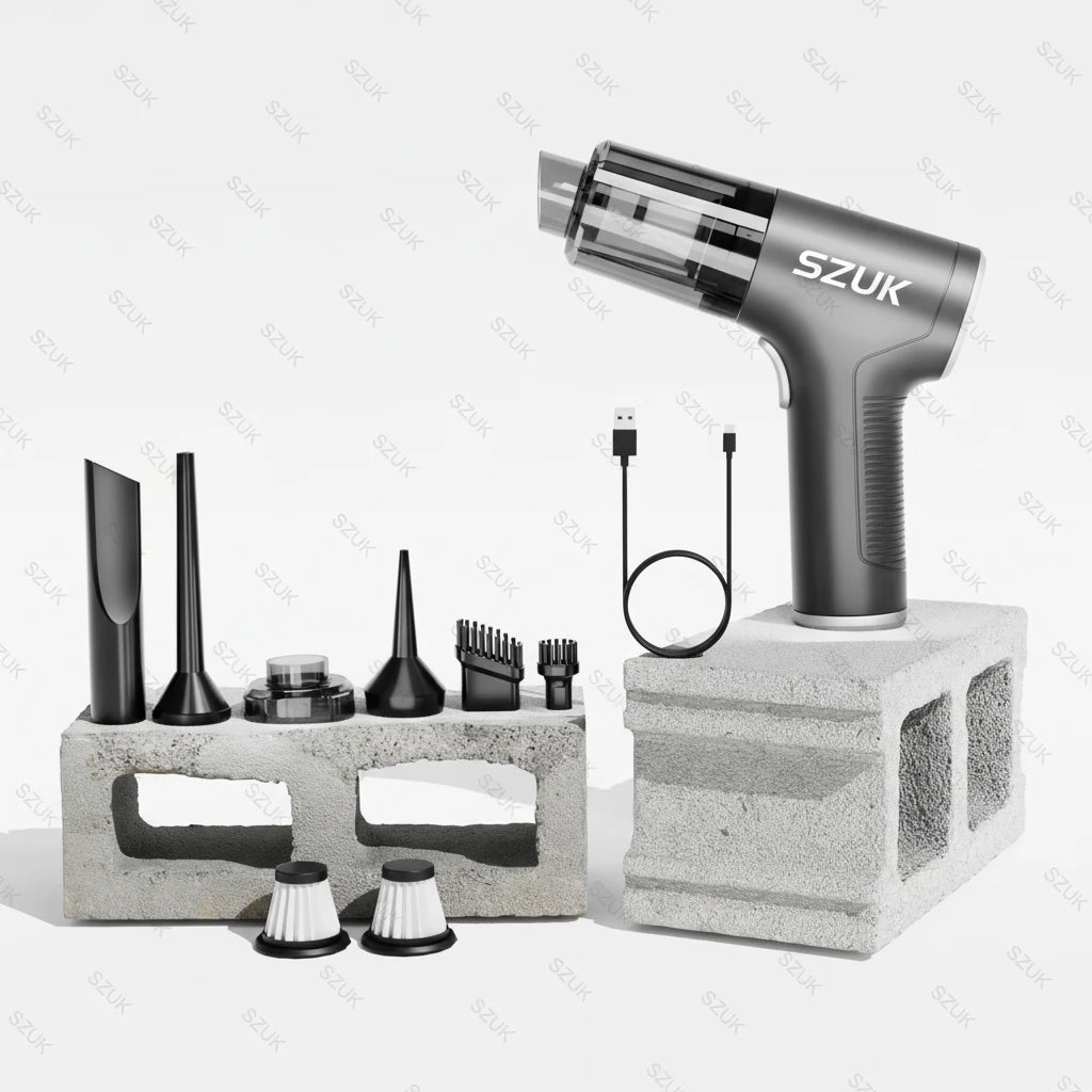 Bilstøvsuger Basic med 2 ekstra HEPA-filtre – trådløs og USB-C lading