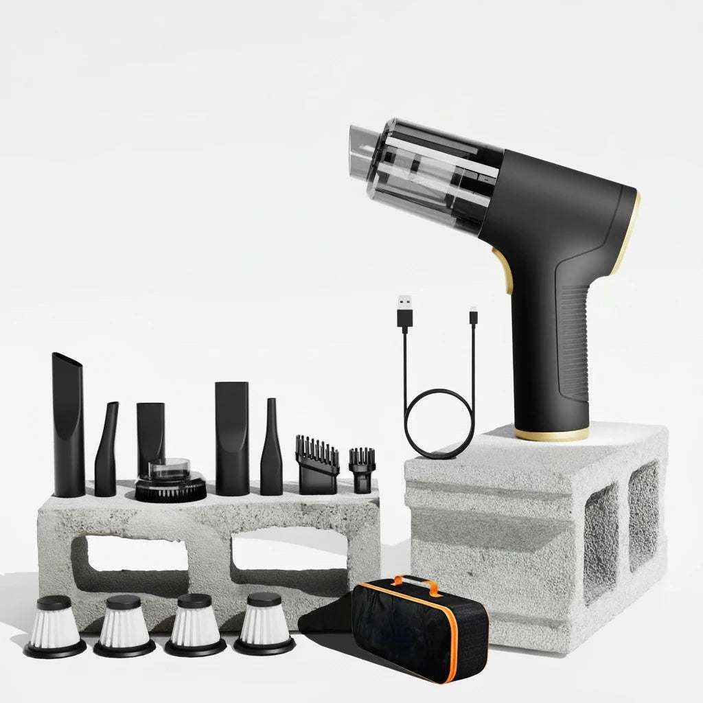 Bilstøvsuger Pro komplett pakke med 4 filtre og oppbevaringspose – 98000PA