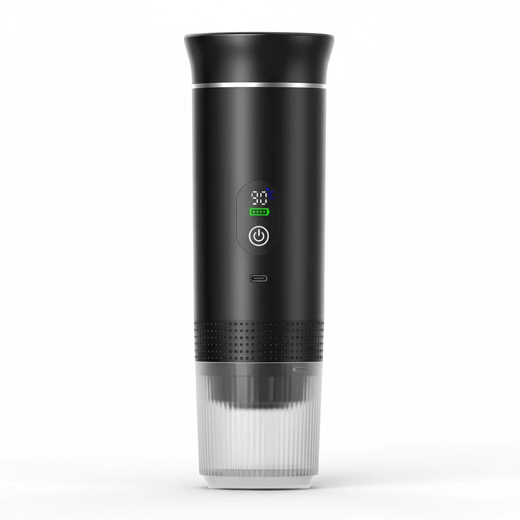 Bærbar espressomaskin Sort 2.0 – premium finish, 20 bar, USB-C lading